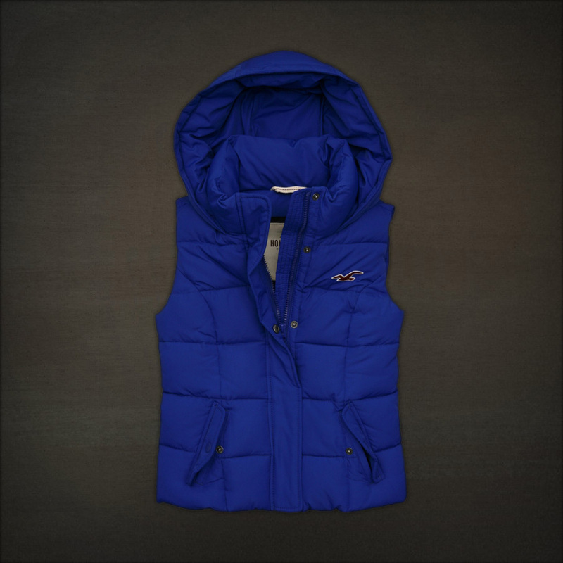 Hollister Mujeres la marca por chaleco azul HCO4944